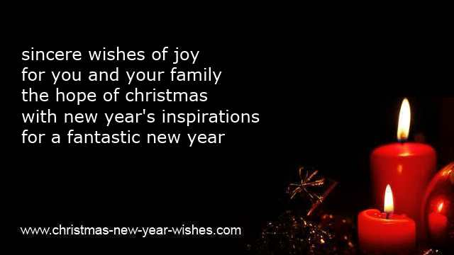 christmas new year wishes messages