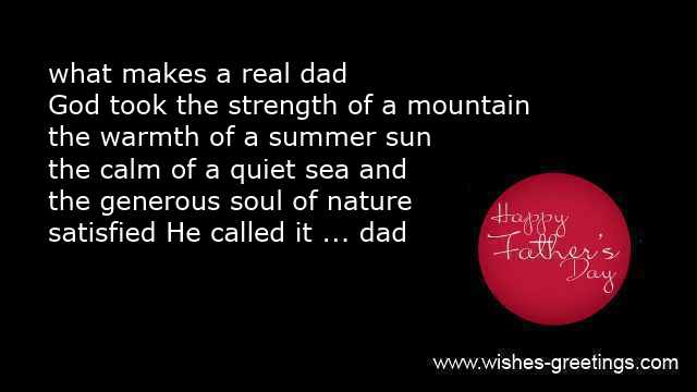 christian fathers day poems