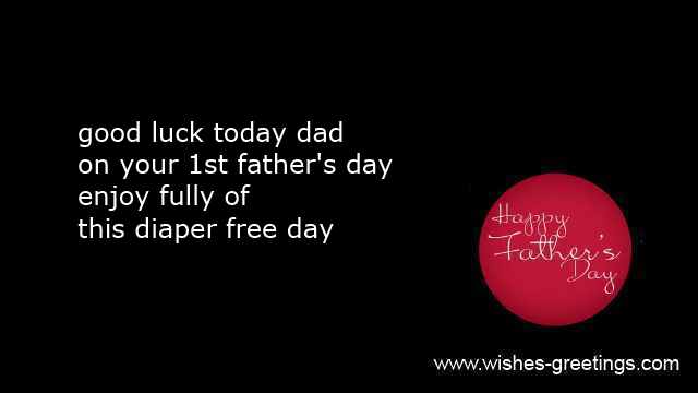 first father's day greetings messages