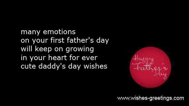 happy first father's day sayings