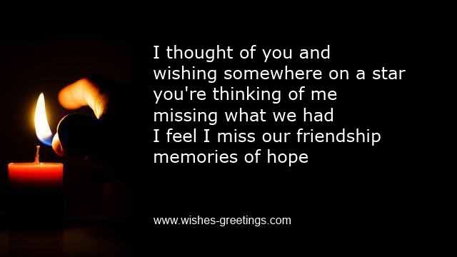 funeral missing you messages